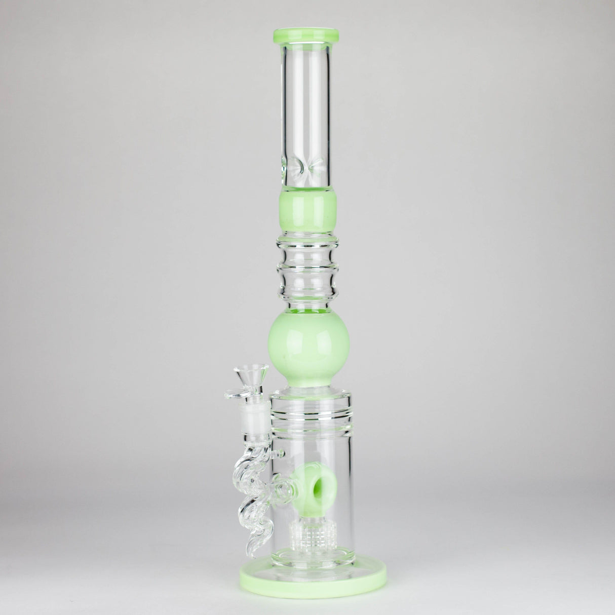 Canadian Distributor Glass Bong 18.5″ Shower Head Perc Glass Water Bong [C2699] 18.5″ Shower Head Perc Glass Water Bong [C2699]