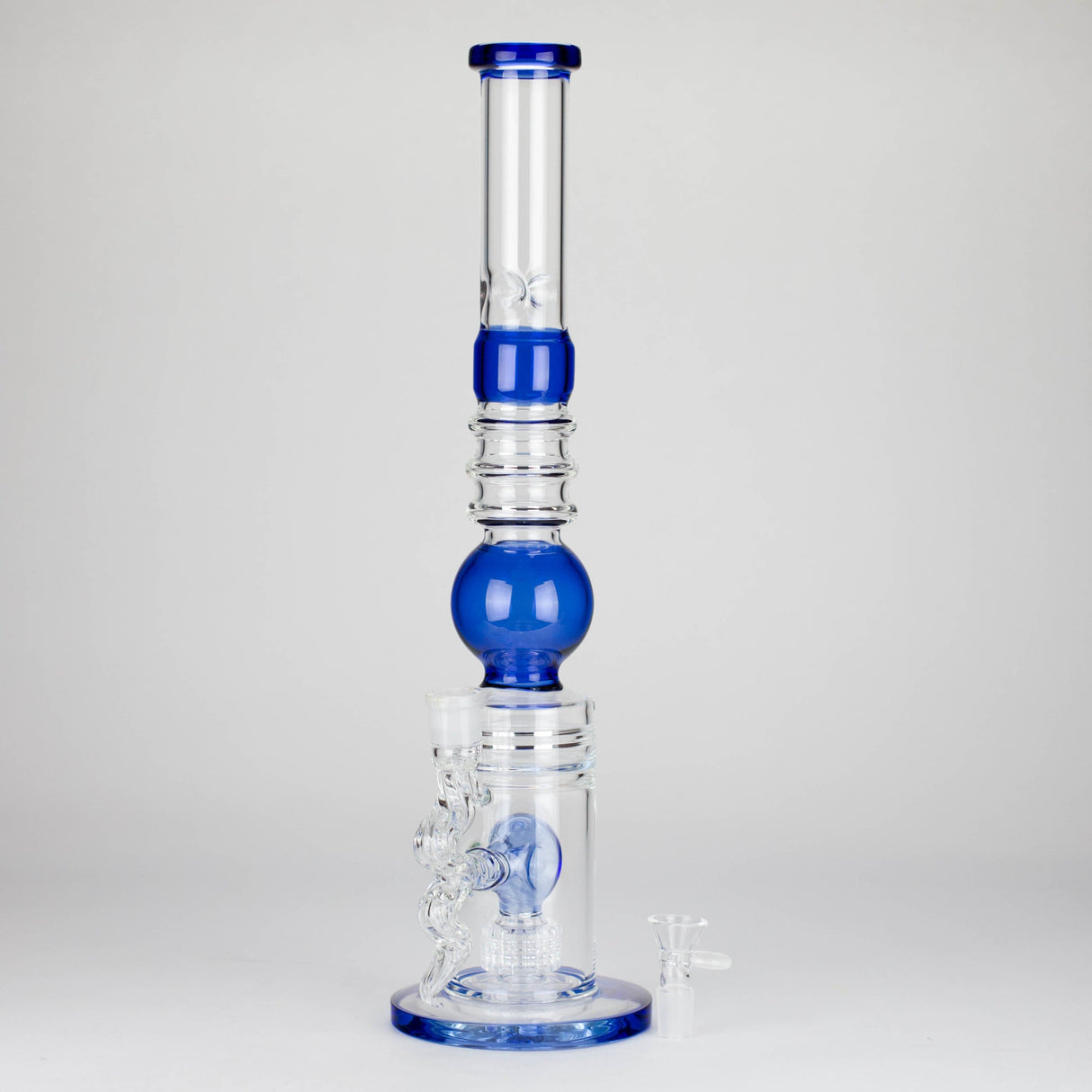Canadian Distributor Glass Bong 18.5″ Shower Head Perc Glass Water Bong [C2699] 18.5″ Shower Head Perc Glass Water Bong [C2699]