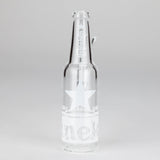 6" Novelty Beer Bottle Glass Water Pipe