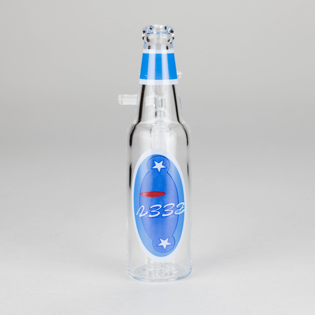 6" Novelty Beer Bottle Glass Water Pipe