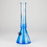 12" Coloured Soft Glass Water Bong with 3.5" Bowl Slide