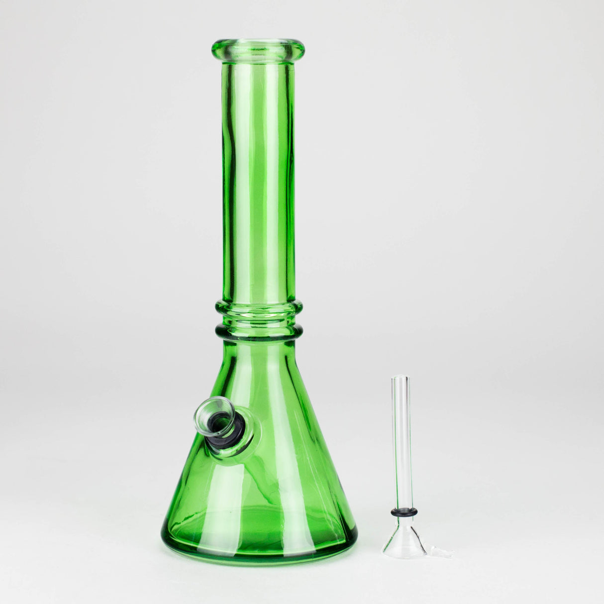 10" Coloured Soft Glass Bong with 9 mm Bowl Slide