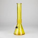 12" Coloured Soft Glass Water Bong with 3.5" Bowl Slide