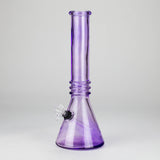 12" Coloured Soft Glass Water Bong with 3.5" Bowl Slide