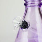 12" Coloured Soft Glass Water Bong with 3.5" Bowl Slide