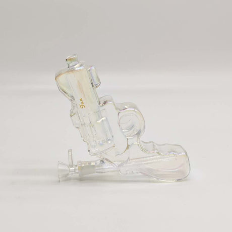 Fortune Glass Bong Electroplated 7.5" Pistol Glass Bong [SGun2-A] Electroplated 7.5" Pistol Glass Bong [SGun2-A]