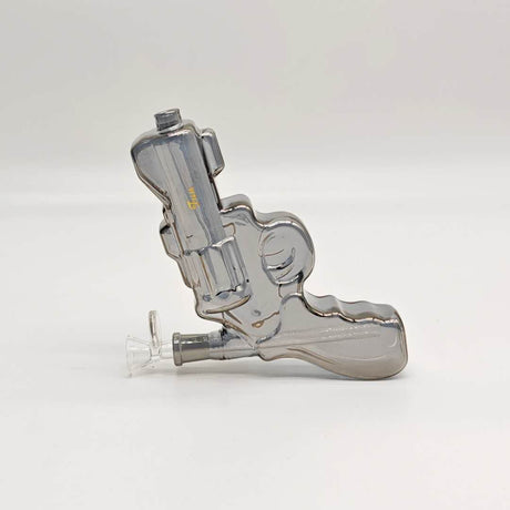 Fortune Glass Bong Electroplated 7.5" Pistol Glass Bong [SGun2-A] Electroplated 7.5" Pistol Glass Bong [SGun2-A]