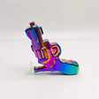Fortune Glass Bong Electroplated 7.5" Pistol Glass Bong [SGun2-A] Electroplated 7.5" Pistol Glass Bong [SGun2-A]