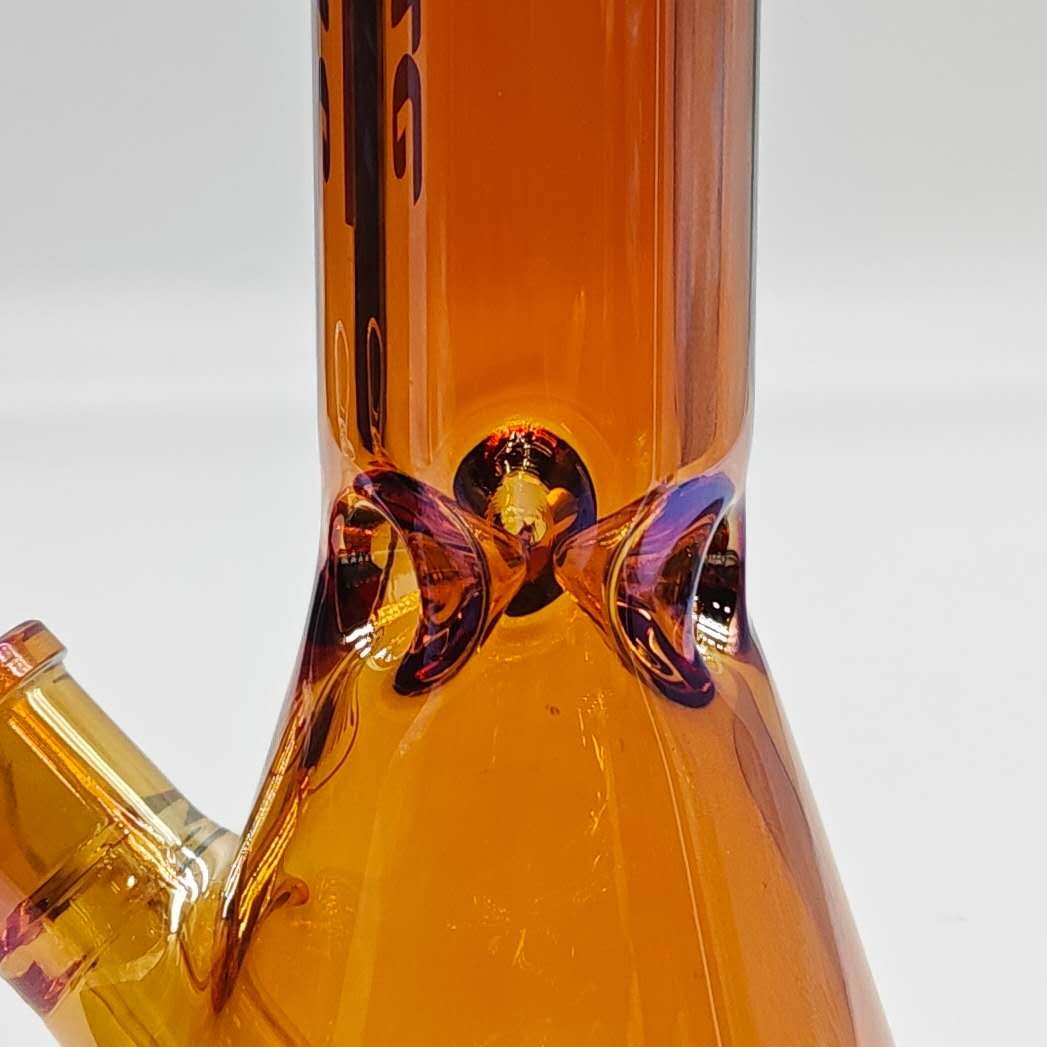 14“ 9mm Electroplated  Beaker Bong-Assorted Color