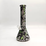 Super Supplys Inc Glass Bong 13" 7mm Hydrographic Glass Bong-Assorted Designs 13" 7mm Hydrographic Glass Bong-Assorted Designs