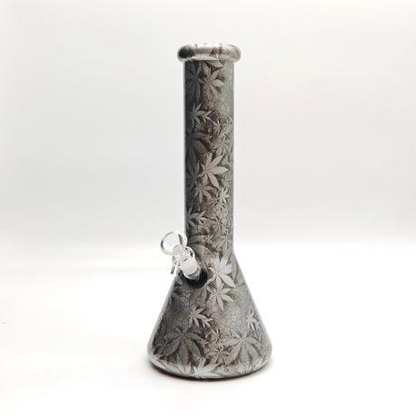 Super Supplys Inc Glass Bong 13" 7mm Calavera Hydrographic Glass Bong-Assorted Designs 13" 7mm Calavera Hydrographic Glass Bong-Assorted Designs