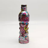 Super Supplys Inc Glass Bong 9" Hydrographic Water Bottle Glass Bong-Assorted Designs 9" Hydrographic Water Bottle Glass Bong-Assorted Designs