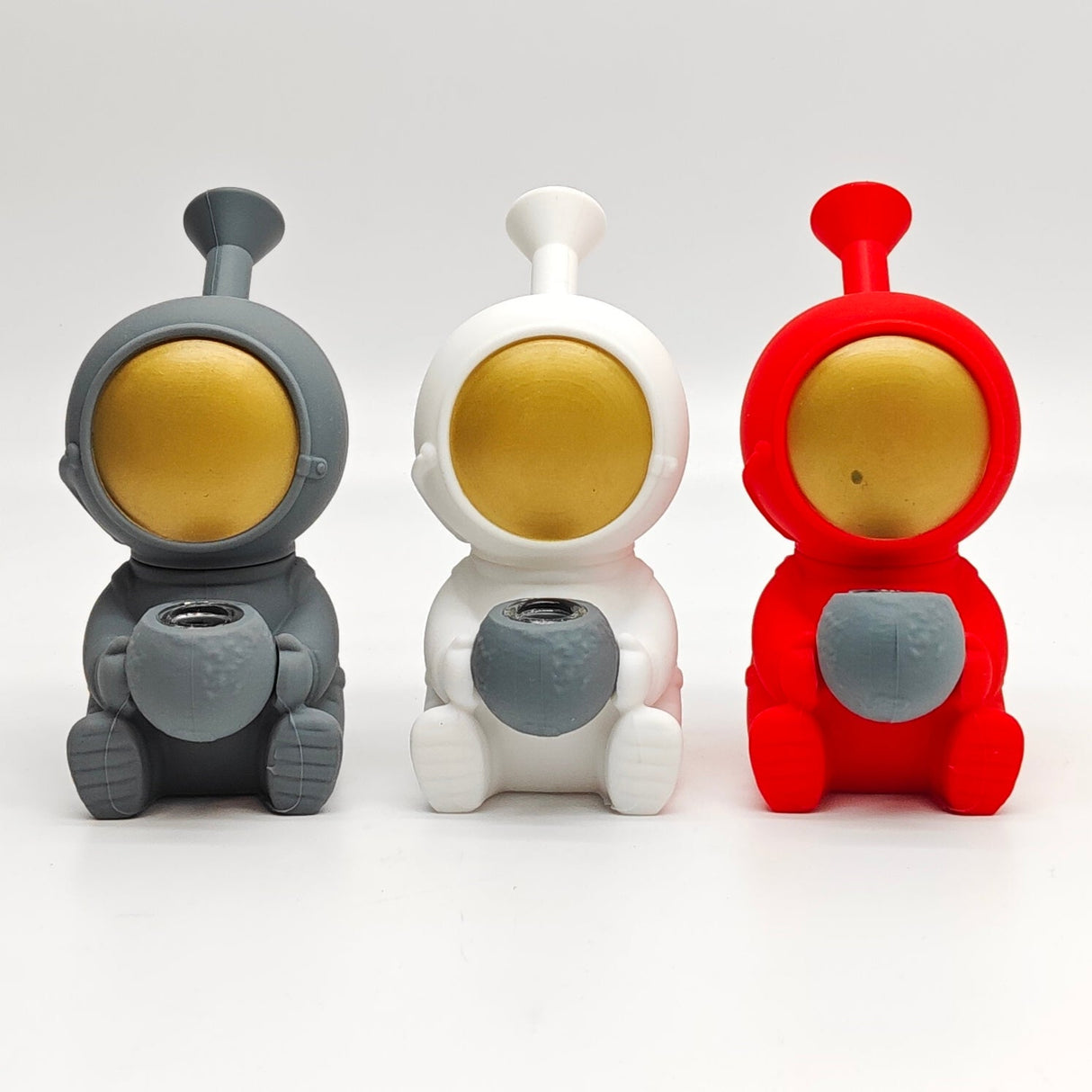 6" Astronaut Silicone Water Pipe