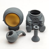 6" Astronaut Silicone Water Pipe