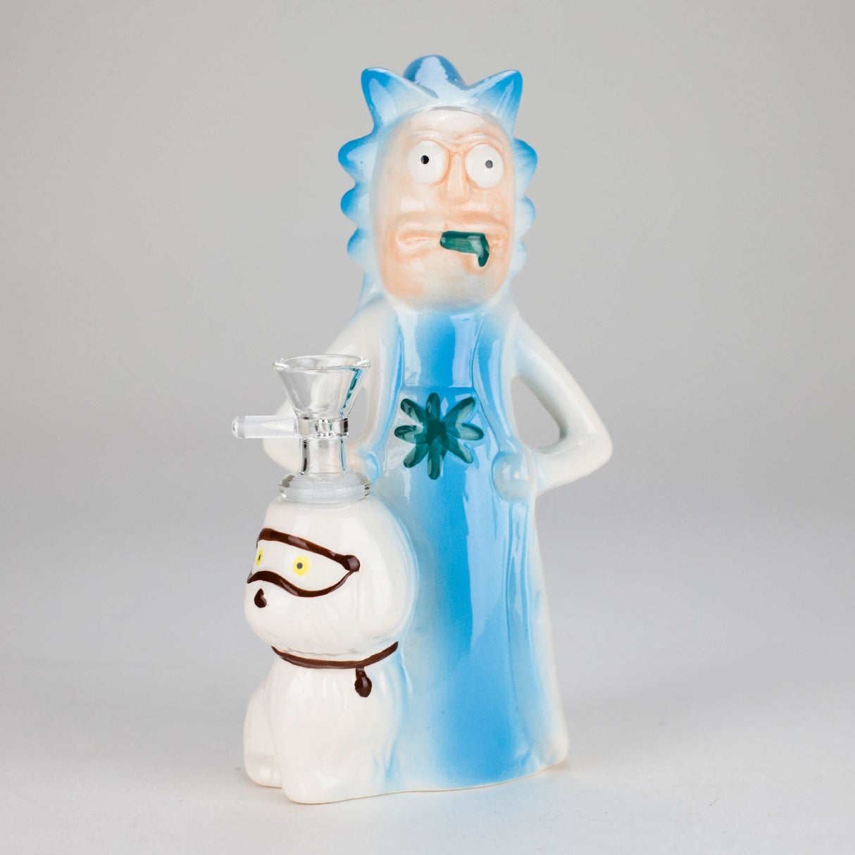 Canadian Distributor Ceramic Bong 8″ Mad Scientist Ceramic Bong – Cartoon Style Vintage Collectible  [ES083WP] 8″ Mad Scientist Ceramic Bong – Cartoon Style Vintage Collectible  [ES083WP]