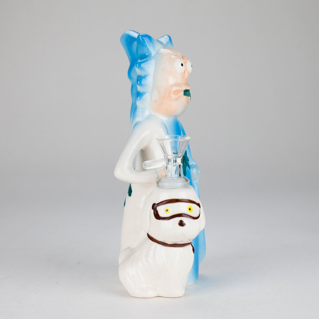 Canadian Distributor Ceramic Bong 8″ Mad Scientist Ceramic Bong – Cartoon Style Vintage Collectible  [ES083WP] 8″ Mad Scientist Ceramic Bong – Cartoon Style Vintage Collectible  [ES083WP]