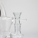 6.5" Cartoon Print Glass Bong with Fixed Diffuser