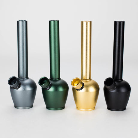 Canadian Distributor Metal Bong 6.5″ Metal Shining Color Bong [SMJL-017] 6.5″ Metal Shining Color Bong [SMJL-017]