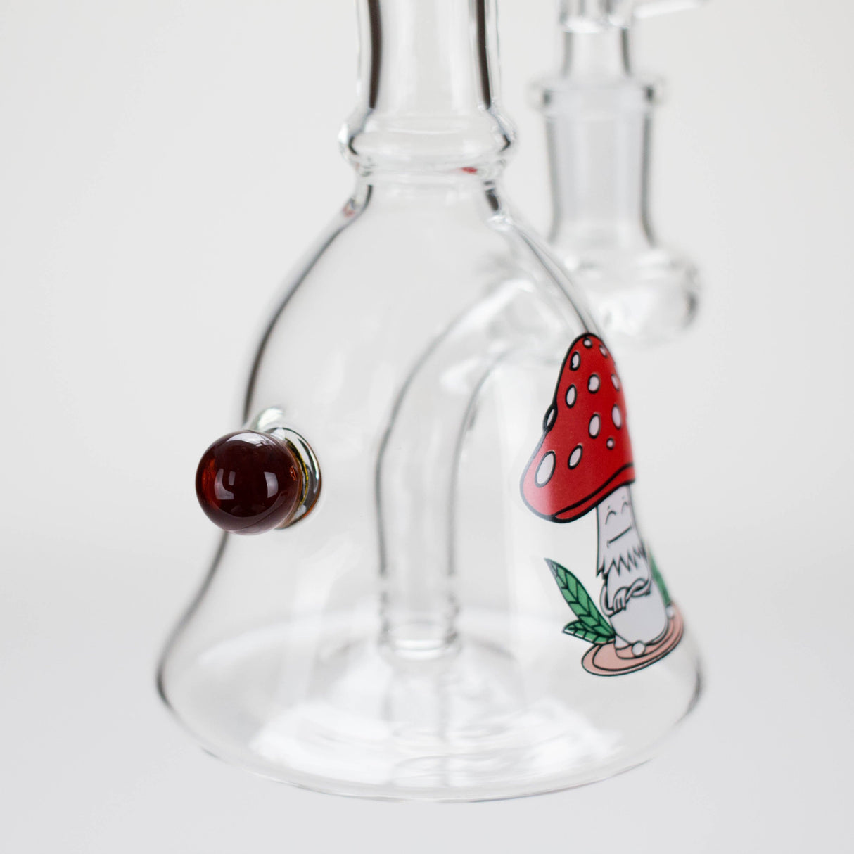 Canadian Distributor Glass Bong 6.5" Cartoon Print Mini Glass Bong with Fixed Diffuser 6.5" Cartoon Print Mini Glass Bong | Canada