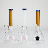 Bongzie Smokes Glass Bong 8.5" Stemless Glass Bong with Diffuser – Assorted Colors 8.5" Stemless Glass Bong with Diffuser – Assorted Colors