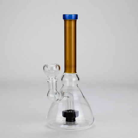 Bongzie Smokes Glass Bong 8.5" Stemless Glass Bong with Diffuser – Assorted Colors 8.5" Stemless Glass Bong with Diffuser – Assorted Colors