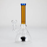 Bongzie Smokes Glass Bong 8.5" Stemless Glass Bong with Diffuser – Assorted Colors 8.5" Stemless Glass Bong with Diffuser – Assorted Colors