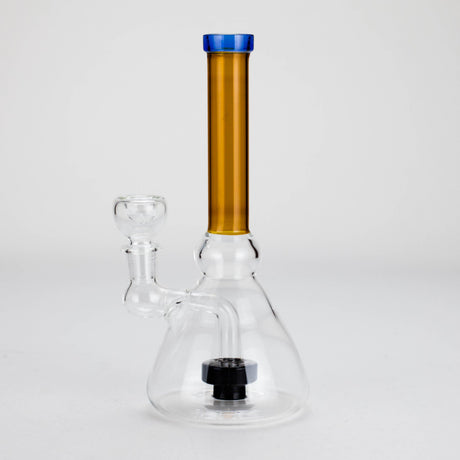 Bongzie Smokes Glass Bong 8.5" Stemless Glass Bong with Diffuser – Assorted Colors 8.5" Stemless Glass Bong with Diffuser – Assorted Colors