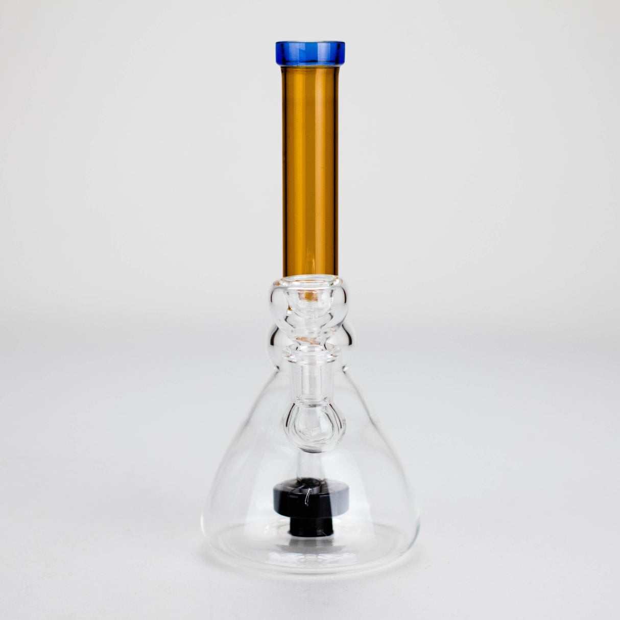 Bongzie Smokes Glass Bong 8.5" Stemless Glass Bong with Diffuser – Assorted Colors 8.5" Stemless Glass Bong with Diffuser – Assorted Colors