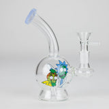 6.5" Cartoon-Themed Mini Bong with 14 mm Bowl