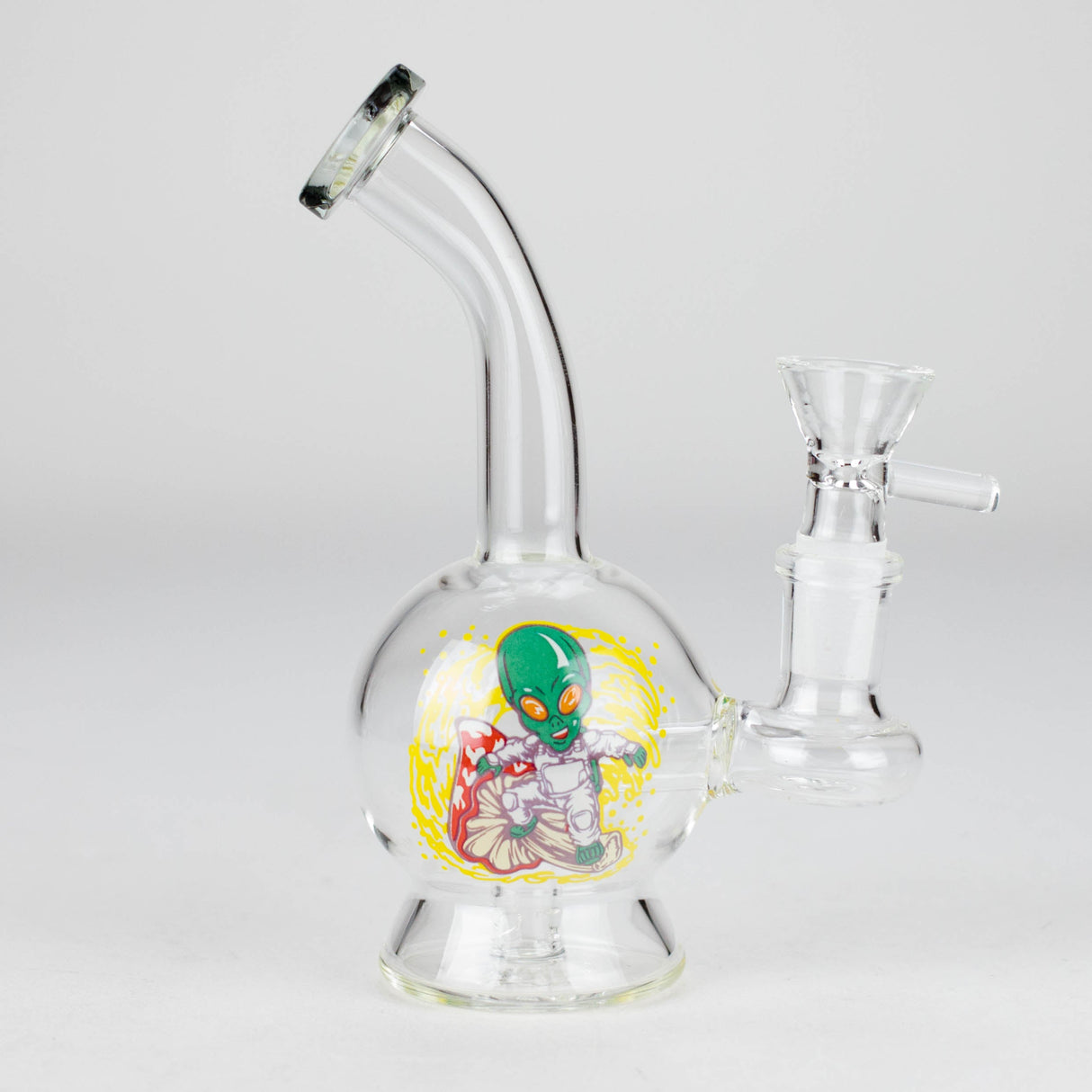 6.5" Cartoon-Themed Mini Bong with 14 mm Bowl