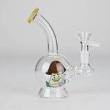 6.5" Cartoon-Themed Mini Bong with 14 mm Bowl