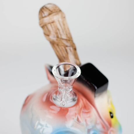 Canadian Distributor Ceramic Bong 8" Vintage Dead Face Ceramic Bong – Horror-Inspired Smoking Art [ES094WP] 8" Vintage Dead Face Ceramic Bong – Horror-Inspired Smoking Art [ES094WP]