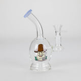 6.5" Cartoon Print Mini Bong with Fixed Diffuser