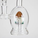 6.5" Cartoon Print Mini Bong with Fixed Diffuser