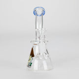 6.5" Cartoon-Themed Mini Bong with Angled Mouthpiece