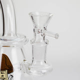6.5" Cartoon-Themed Mini Bong with Angled Mouthpiece