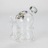6.5" Cartoon-Themed Mini Bong with 14 mm Bowl
