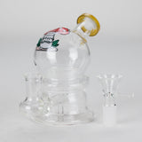 6.5" Cartoon-Themed Mini Bong with 14 mm Bowl