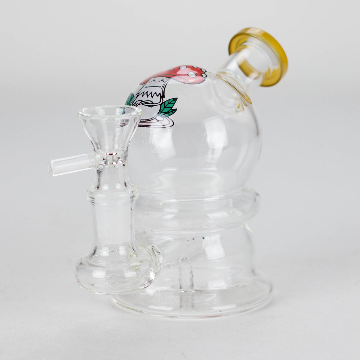 6.5" Cartoon-Themed Mini Bong with 14 mm Bowl