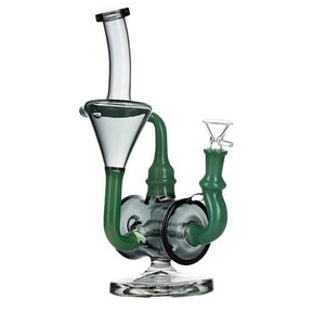 Canadian Distributor Glass Bong 11″ Jade Green Tecycler Glass Bong [C8034] 11″ Jade Green Tecycler Glass Bong [C8034]