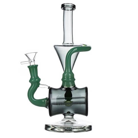 Canadian Distributor Glass Bong 11″ Jade Green Tecycler Glass Bong [C8034] 11″ Jade Green Tecycler Glass Bong [C8034]