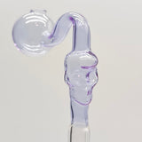 Colorful Skull Oil Burner Pipe Bowl
