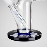 NG | 12" Zong Straight Bong – Colored Base & Slitted Downstem [G1103]