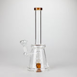 11" Glass Bong with Diffuser | 14mm Bowl Joint | Stemless Design