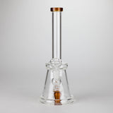 11" Glass Bong with Diffuser | 14mm Bowl Joint | Stemless Design