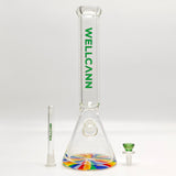 Wellcan | 15" 7mm Psychedelic Thickened Beaker Glass Bong