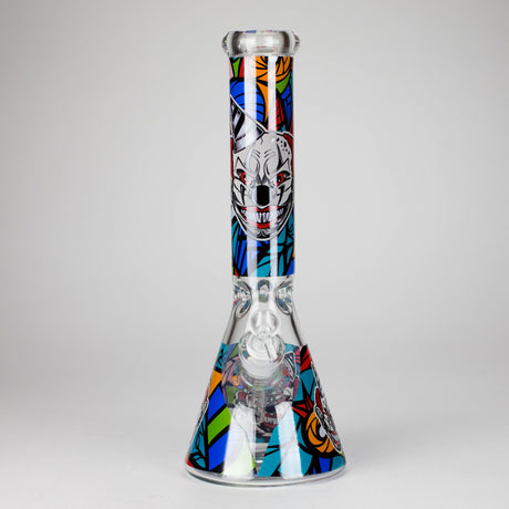 DY Glass Glass Bong 13.5" PsyClown Glass Bong – 7mm Thick Glass, Bold Psychedelic Clown Design 13.5" PsyClown Glass Bong – 7mm Thick Glass, Bold Psychedelic Clown Design