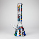 DY Glass Glass Bong 13.5" PsyClown Glass Bong – 7mm Thick Glass, Bold Psychedelic Clown Design 13.5" PsyClown Glass Bong – 7mm Thick Glass, Bold Psychedelic Clown Design