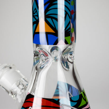 DY Glass Glass Bong 13.5" PsyClown Glass Bong – 7mm Thick Glass, Bold Psychedelic Clown Design 13.5" PsyClown Glass Bong – 7mm Thick Glass, Bold Psychedelic Clown Design