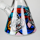 DY Glass Glass Bong 13.5" PsyClown Glass Bong – 7mm Thick Glass, Bold Psychedelic Clown Design 13.5" PsyClown Glass Bong – 7mm Thick Glass, Bold Psychedelic Clown Design